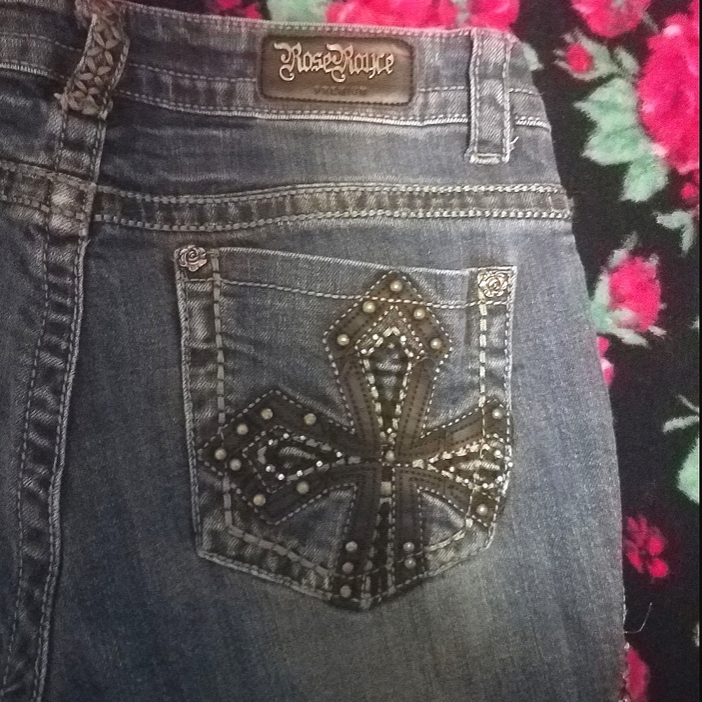 💕Rose Royce Dark Wash Bootcut Denim!